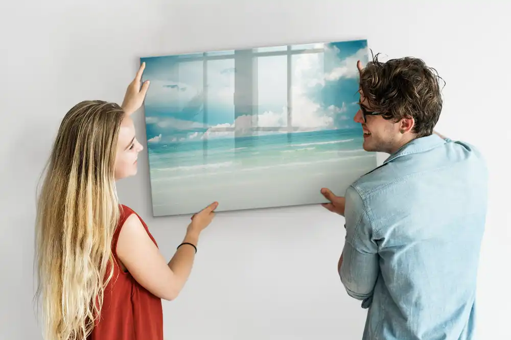Mágneses törölhető tábla tengeri horizont mintával