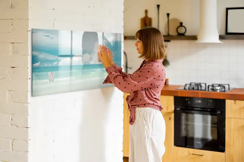 Mágneses törölhető tábla tengeri horizont mintával