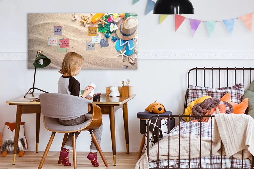 Mágneses törölhető tábla nyári kütyükkel