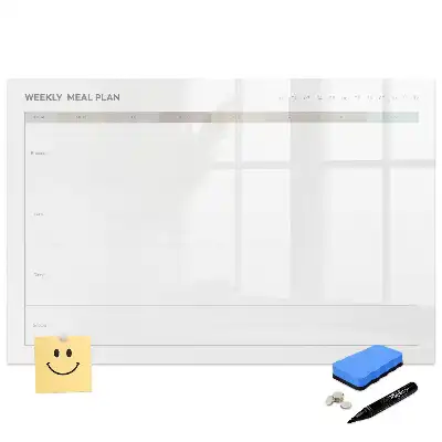 Minimalista mágneses törölhető menütábla