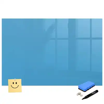 Kék színű mágneses írható tábla