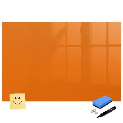 Mágneses írható tábla narancssárga színben