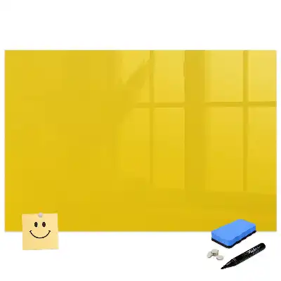Világos sárga mágneses írható tábla