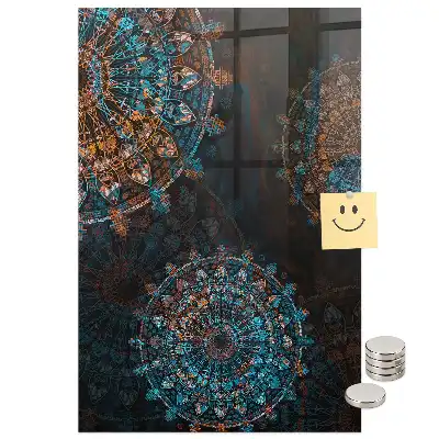Dekoratív mágneses fali tábla mandala mintával