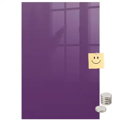 Ibolyaszínű mágneses üvegtábla