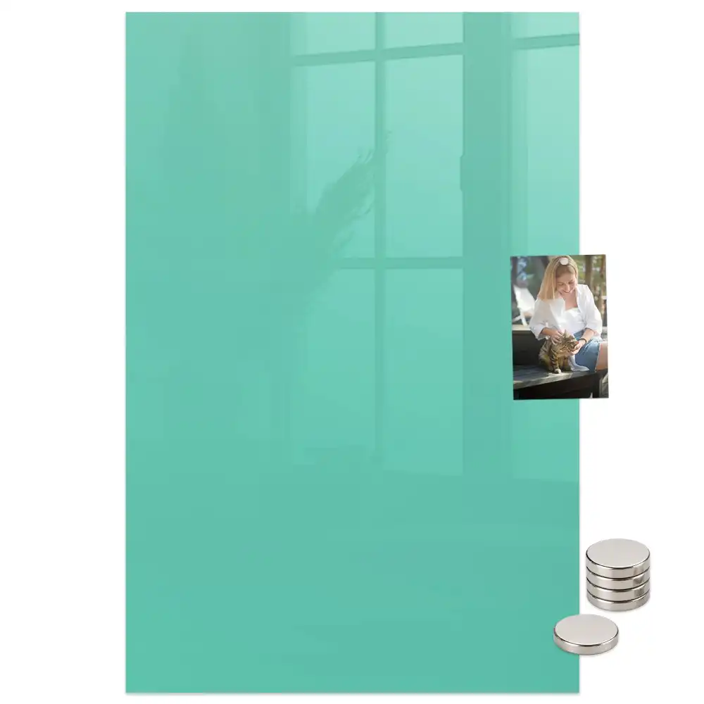 Türkiz színű mágneses fali tábla