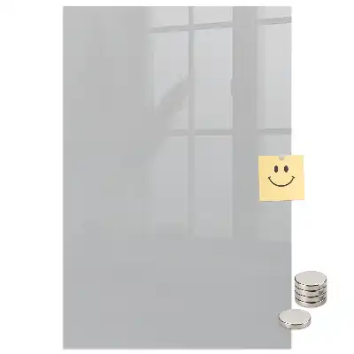 Világosszürke mágneses üvegtábla