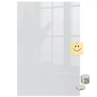 Sötétfehér színű mágneses fali tábla