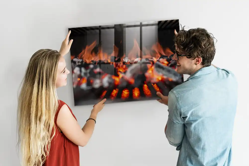 Grill tűz mintás mágneses tábla