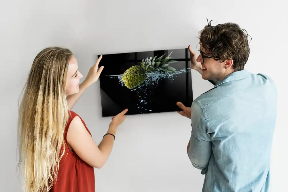 Egzotikus gyümölcs mintás mágneses tábla