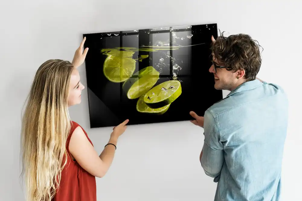 Mágneses tábla savanyú citrusfélék mintával