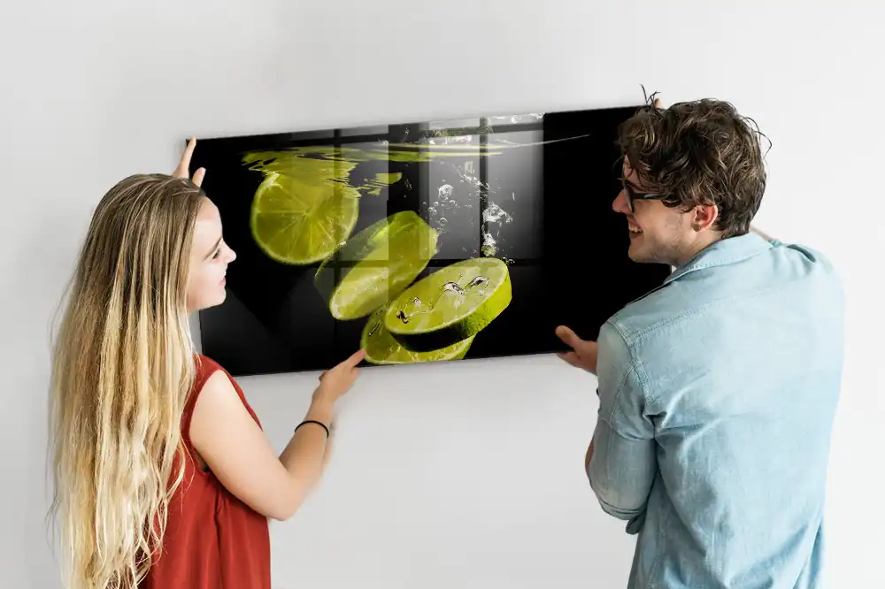 Mágneses tábla savanyú citrusfélék mintával