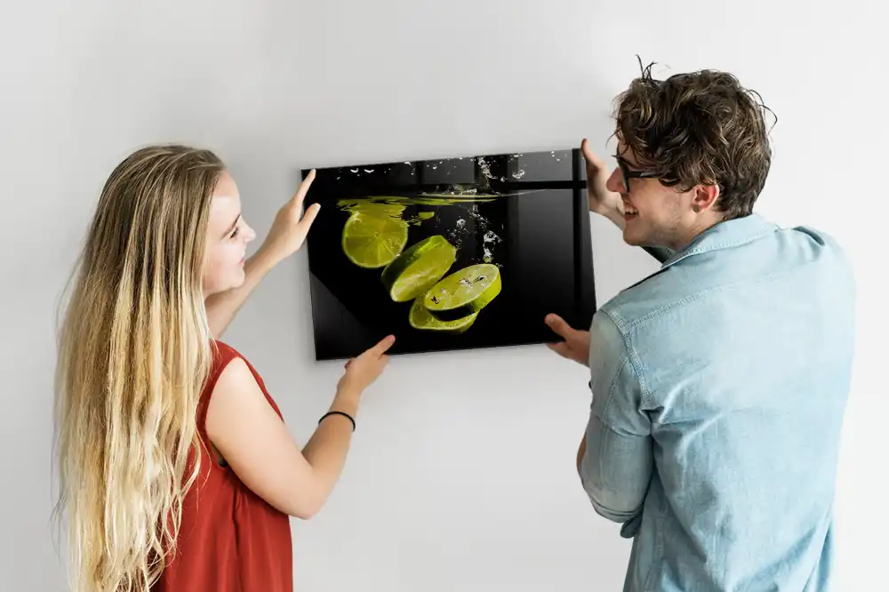 Mágneses tábla savanyú citrusfélék mintával