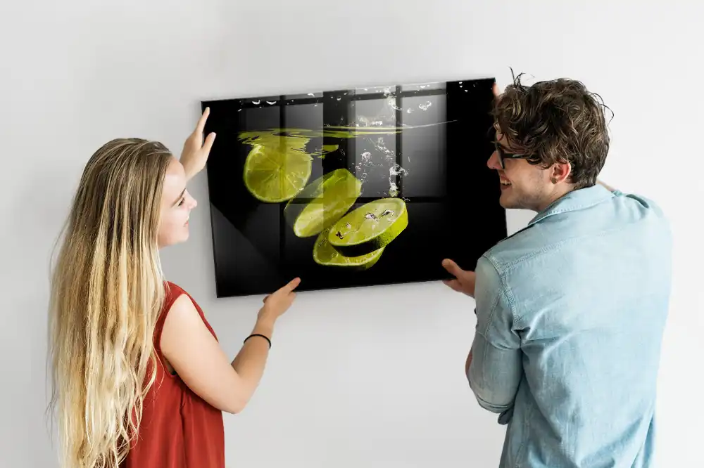 Mágneses tábla savanyú citrusfélék mintával