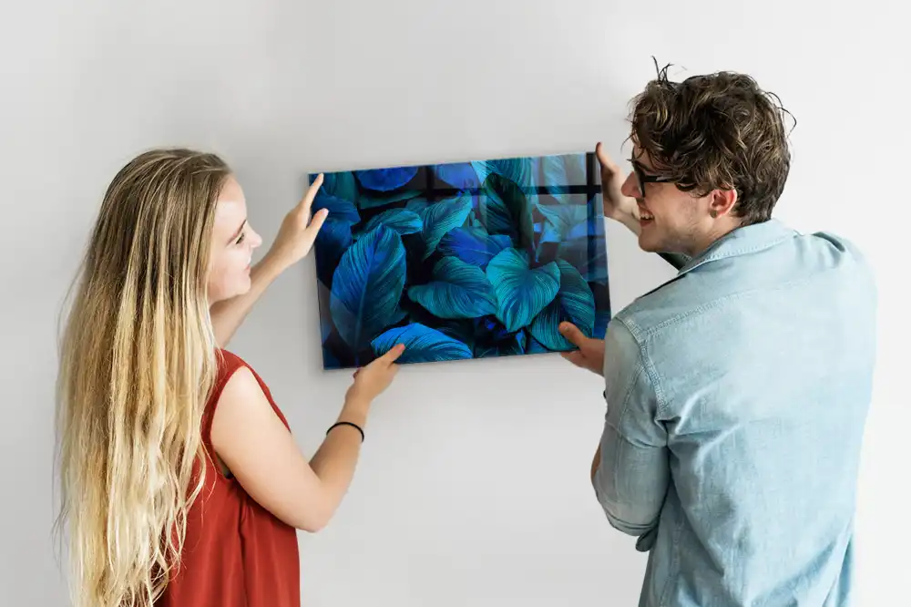 Mágneses tábla trópusi természet mintával