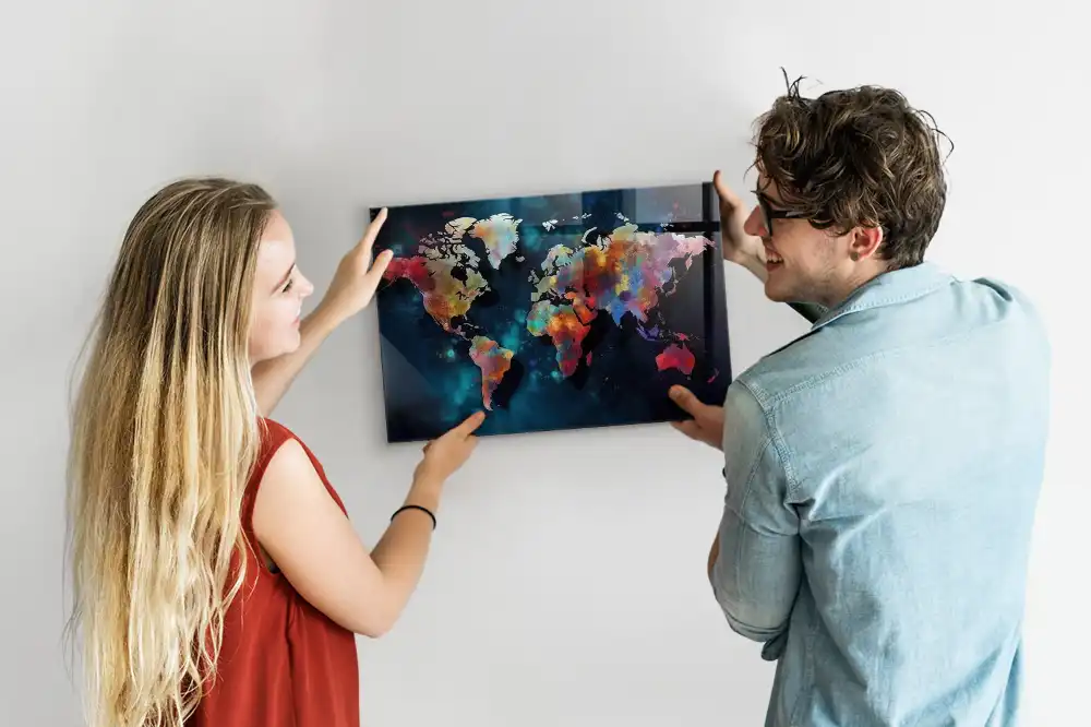 A világ geometriája mágneses emlékeztető tábla