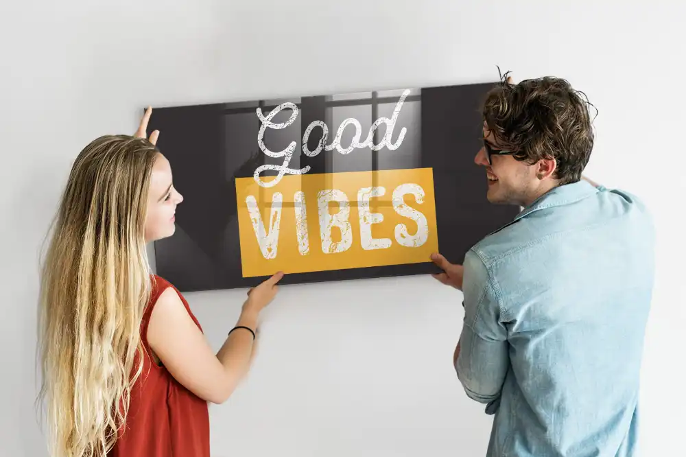 Mágneses emlékeztető tábla motivációs idézettel