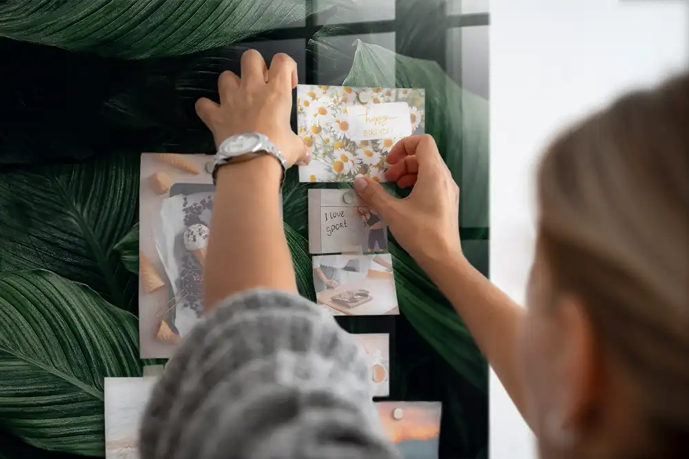 Egzotikus szörnyeteg mintás mágneses emlékeztető tábla