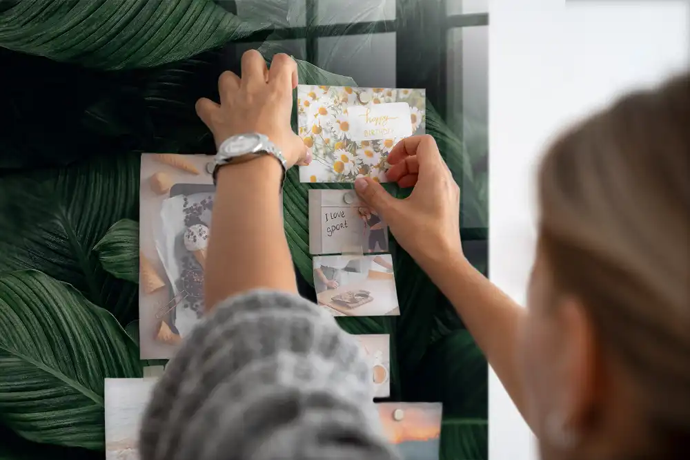 Egzotikus szörnyeteg mintás mágneses emlékeztető tábla