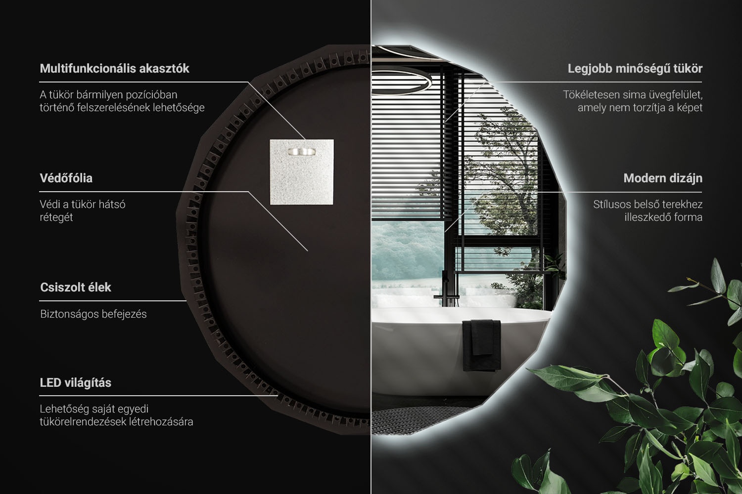 LED t&uuml;k&ouml;r műszaki inform&aacute;ci&oacute;k